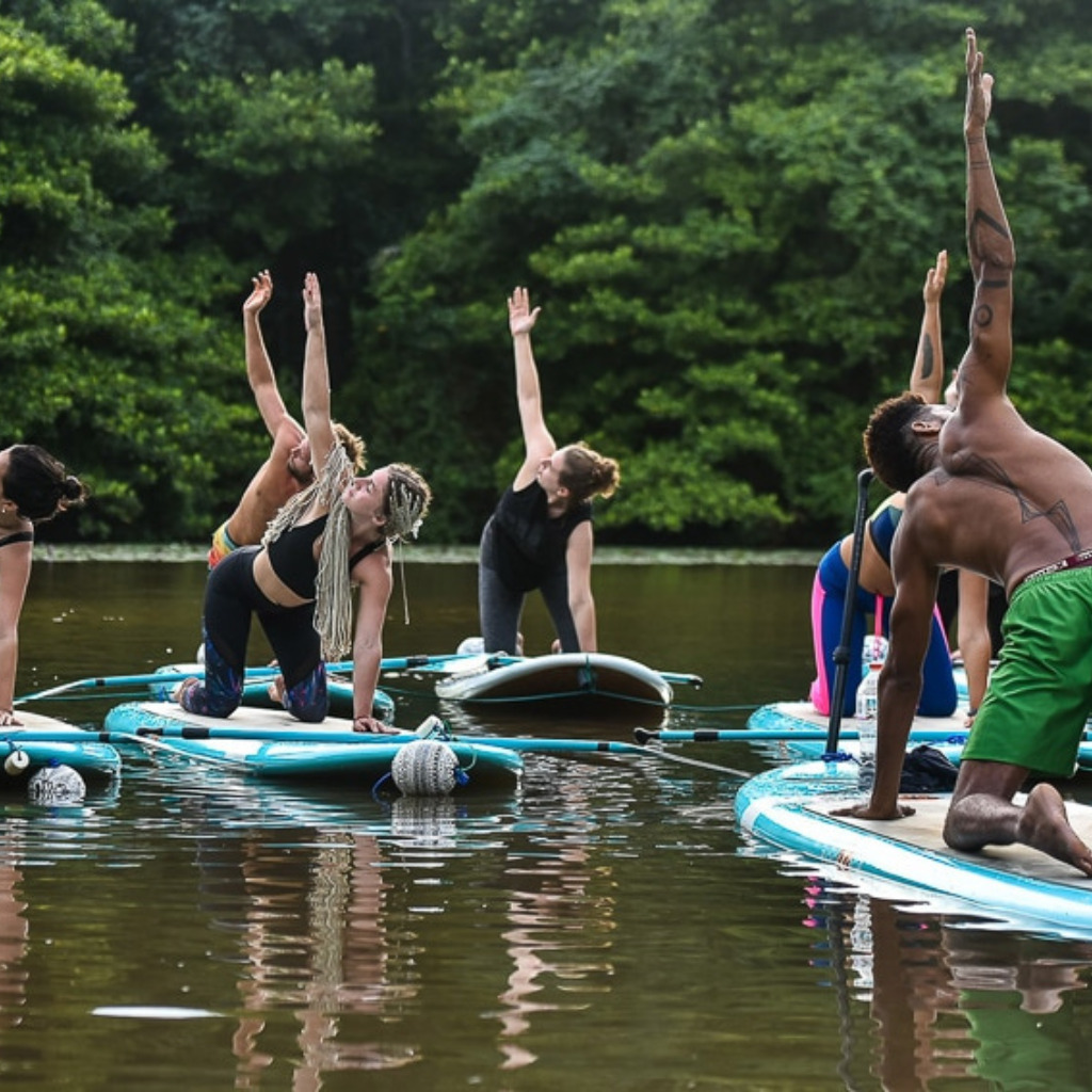 Paddle Board Yoga